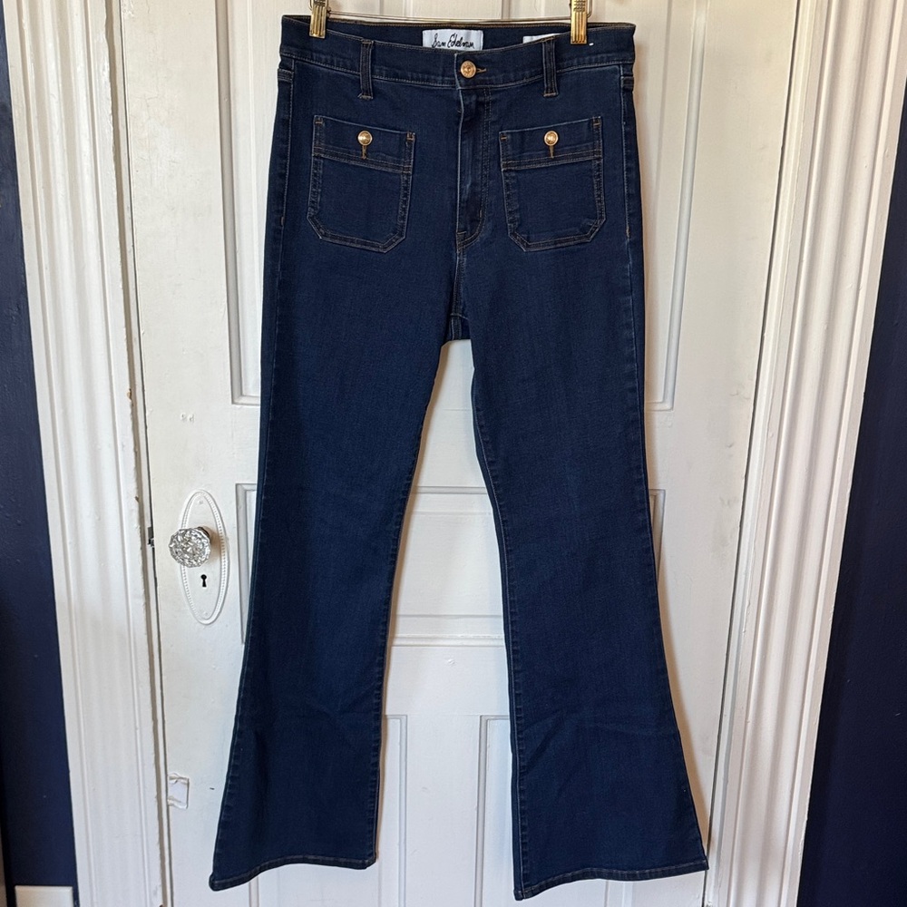 Sam Edelman Skinny Flare Dark Blue Jeans